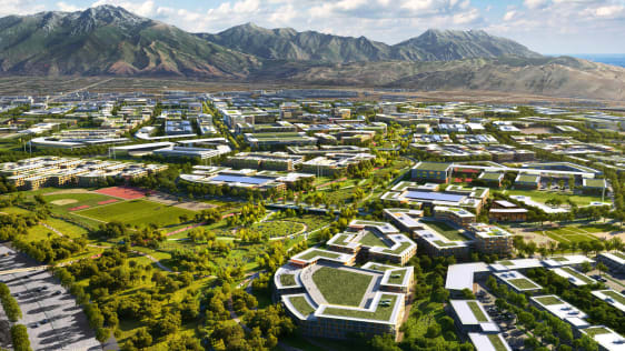 They’re building a 15-minute city from scratch in the Utah desert