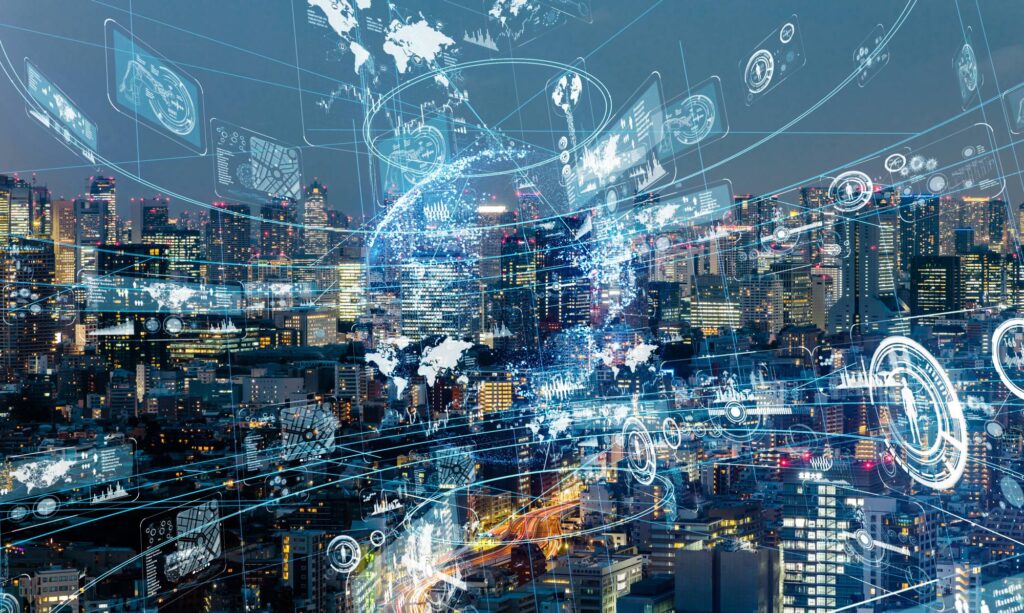 connect symbols of the city