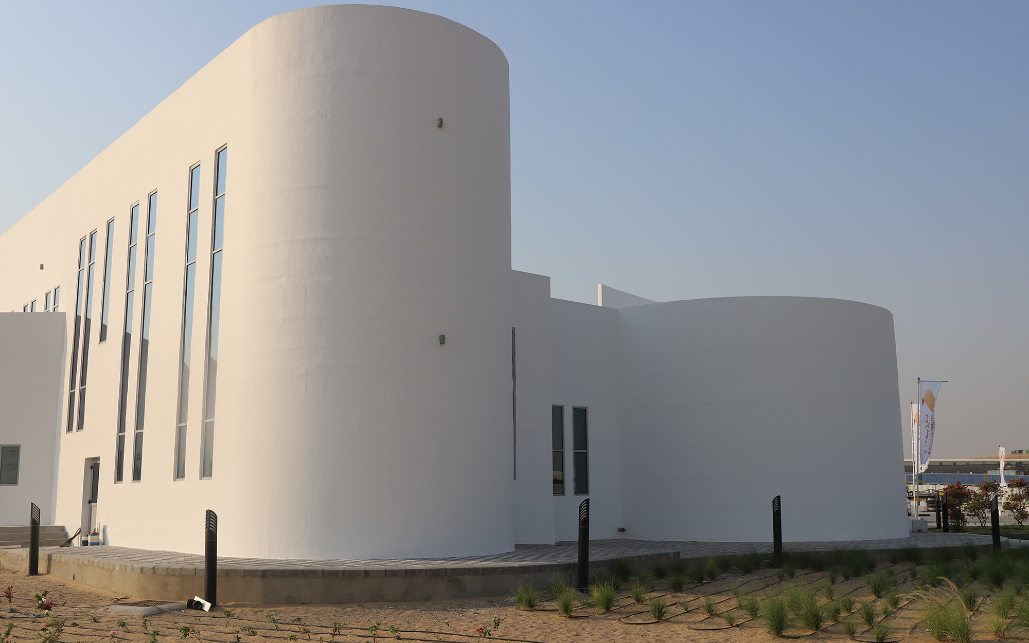 An administrative building in Dubai, the largest 3D printed structure in the world