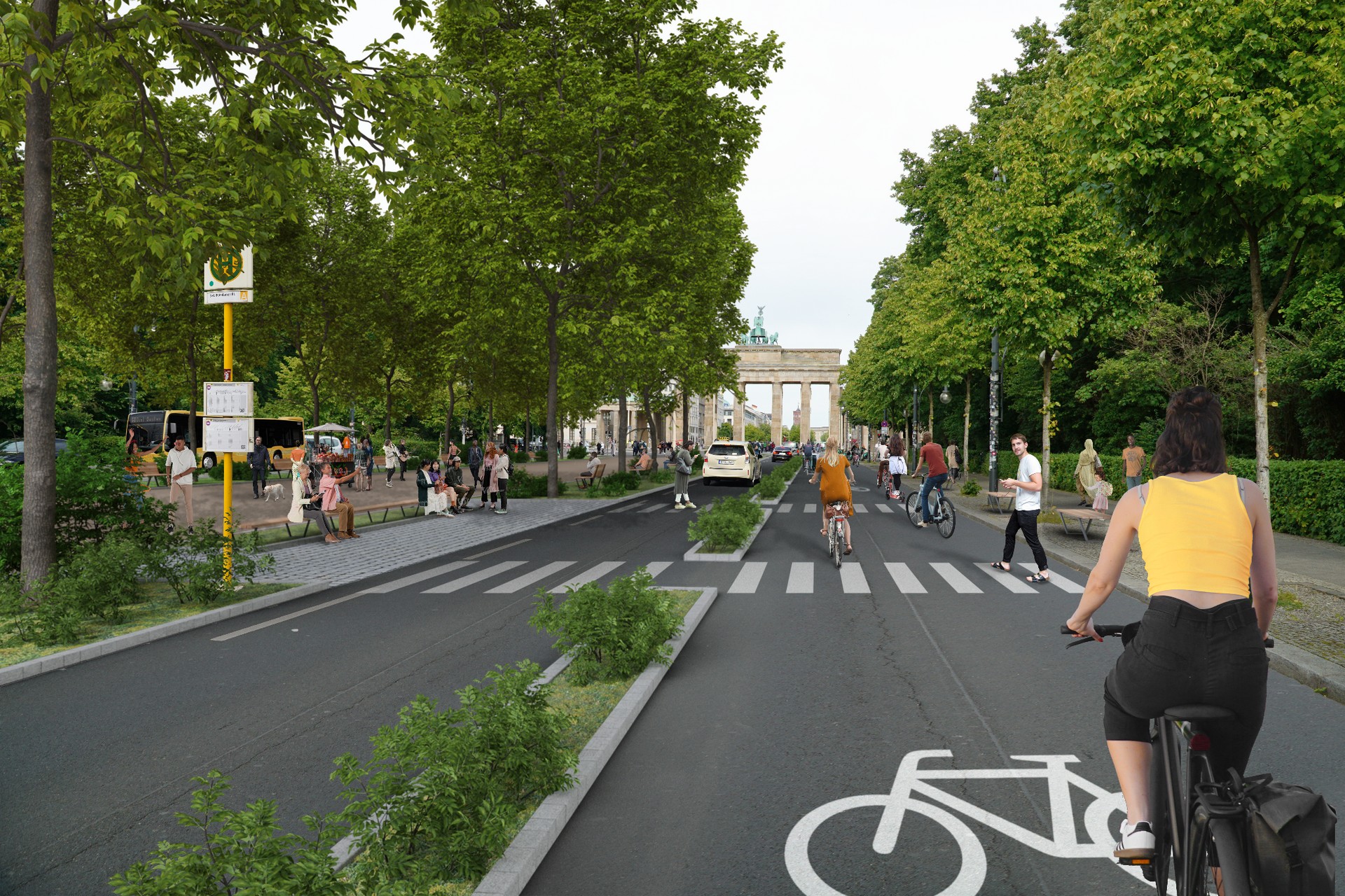 Berlin citizens propose the largest car-free area in the world