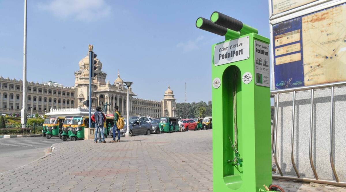 Bengaluru gets its first self-service bicycle repair kiosk Bengaluru gets its first self-service bicycle repair kiosk