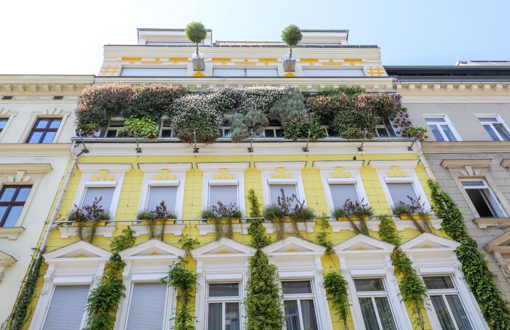 Vienna is fighting climate change with green façades